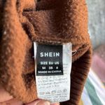 SheIn Solid Brown Elastic Waist Therma Sweatpants Photo 3