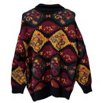 Hunt Club Women Button Down Cardigan Knit Sweater Sz Medium Embroidered VTG Photo 1