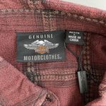 Harley Davidson Harley-Davidson Women's Plaid Shirt Size Petite Large Photo 10