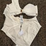 Reiss  Celia Cutout One-Shoulder One-Piece Swimsuit Size 10 MSRP $190.00 Photo 4
