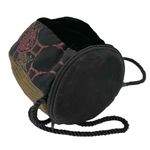 VICTOR PETER Crossbody Bag 100% Silk Kimono Obi Fabric VINTAGE Art Numbered Photo 4