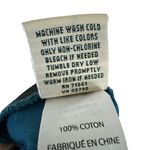 L.L.Bean Vintage 100% Cotton Original Fit Teal High Rise Jean Shorts Size 12 Photo 5