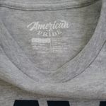 American Pride Navy Mom T Shirt Size Medium Gray Photo 5