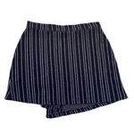 Urban Outfitters Asymmetrical Button Stripe Mini Skirt Small Petite Photo 1