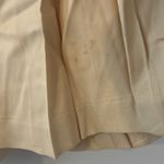 Ralph Lauren Vintage White Beige Pleated Front High Waisted Shorts Size 12 Photo 2