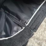 Gap Vintage Y2K Sz 2 European Fit Italian Wool Felted Mini Skirt Gray Photo 4