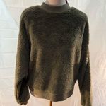 Southern Marsh Cozy Olive Green Fleece Sweater Photo 0