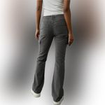 American Eagle Classic Bootcut Gray Drawstring Canvas Cargo Pants 2 Photo 2