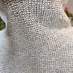 Textured Pullover Oatmeal Cowl Drape Neck Womens Cozy Sweater Brown Size M Photo 4