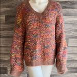 Hudson Gray Cozy Multicolor Crew Neck Sweater Photo 0
