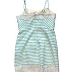 Lilly Pulitzer Remi Blue Horizon Bayview Stripe Metallic Corset Dress Size 6 Photo 5