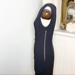 Classiques Entier Black Sheath Dress with Side Zipper Size 4 Photo 4