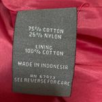 Taylor Red Striped Crinkle Collar V Photo 3