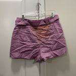 Veronica Beard FLAWED Purple Linen Pine Shorts Size 12 US $348 Photo 5