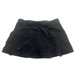 Lululemon size 4 pace rival skirt Black Mini Skort tennis golf athletic preppy Photo 1