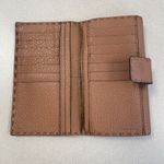 Fendi Selleria Leather Peekaboo Long Wallet - Brown - Preowned Photo 2