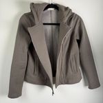 Barefoot Dreams  Malibu Collection Knit Moto Jacket Hood Gray Size XS Soft Photo 1