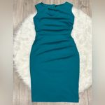 Miusol Teal Midi Dress with Embellishment Blue Photo 1