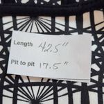 Boohoo  Black and White Graphic Print Bodycon Dress Size 10 Sexy Fitted Dress Photo 9