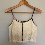 Paper Crane  Cream Crop Top Small Photo 0