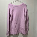 J.Crew Merino V-Neck Tunic Long Sleeve Sweater Lilac XS Light Weight Photo 7