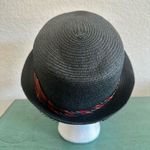 Nicole Marciano straw ribbon trim hat Black Photo 12