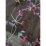 Mac Duggal 79379 Embroidered Illusion Puff Sleeve Column Gown Size 12 Floral Photo 7