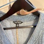 Steve Madden Mick Pintuck Denim Romper in Moon Shadow Size X-Small Photo 7