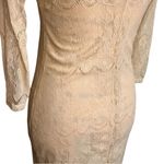Urban Outfitters Pins and Needles Cream Lace Bodycon Dress S Bridal Mini Photo 12