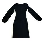 Ralph Lauren Lauren  Women's Black White Sheath Dress Long Cutout Sleeves  Sz 6‎ Photo 7