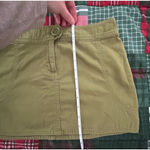 H&M  Olive Green Mini Skirt Size 4 100% cotton Photo 3