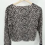 Victoria's Secret  Cardigan Size S Pink Black Cheetah Mean Girls Y2K Preppy Photo 0