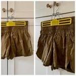 Free People FP Movement The Way Home Athletic Short, Olive Army Green sz. M Brown Size M Photo 5