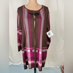 Kasper  Fuchsia Knit Top Photo 3