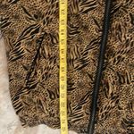 VTG Women Animal Print oversized Jacket Size S Brown Photo 8