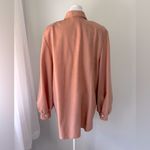 Vintage ‘90s Tag Peach Studded Western Collared Long Sleeve Button Down Shirt Orange Size XL Photo 5