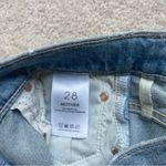 NWT MOTHER Superior The Tune Up Hover Cuff GTFO Wash Gold Label Jeans Blue Size 28 Photo 6