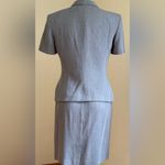 Liz Claiborne Petite Collection Gray Skirt Top Set.Top Short Sleeves Sz 10P Photo 8