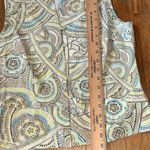 Geoffrey Beene  Multicolor Sleeveless Button Down Shirt‎ Stretch 4 Photo 4