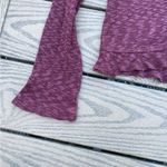 Anthropologie Left of Center Slub Knit purple maroon sweater long sleeve boho Photo 2
