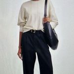 Madewell  The McCarren Midweight Crewneck Sweatshirt Parchment Women Size XXS Photo 1