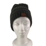 NWOT Women's Grey Satin lined Beenie Gray Photo 4
