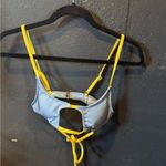 Zaful Light Blue and Yellow Bikini Top NWT Photo 0
