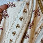 Lucky Brand  Cream Smocked Sleeveless Tank Top Photo 2