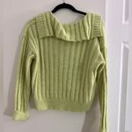 Hippie Rose  Firefly Green Cropped Sweater Photo 2