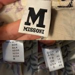 Missoni Wrap Silk Dress Purple Brown White Foilage V-Neck EU 44 / Medium / 6-8 Photo 6