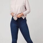 Spanx Jean-ish® Blue Ankle Leggings in a Medium Blue Wash Size Small Photo 0