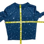 Nike  Pro Warm Starry Night Cropped Long Sleeve Top Metallic Stars Training Small Photo 11