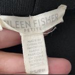 Eileen Fisher Black Coated Organic Cotton Skinny Pants Jeggings SZ S Petite Photo 6