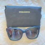 DSquared2 DQ0098 tipped tortoise arms gradient lens blue framed sunglasses Photo 0